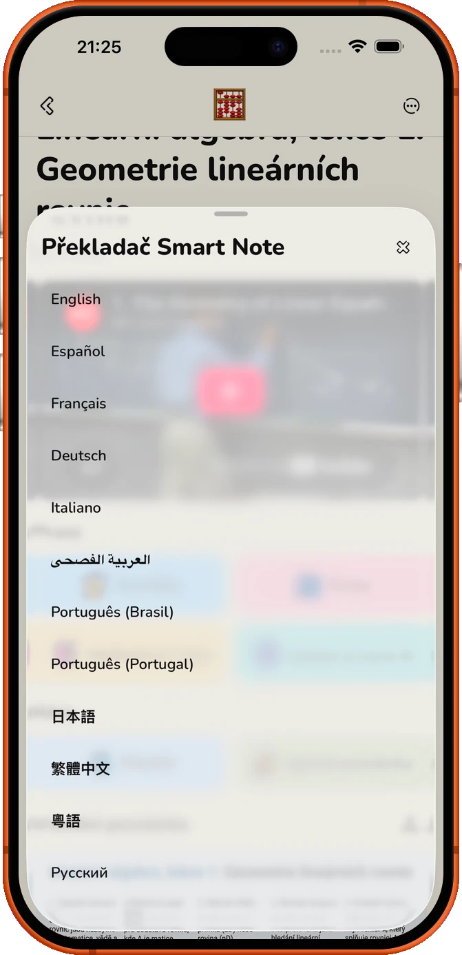 Zahraniční přednášky?
Snadný.