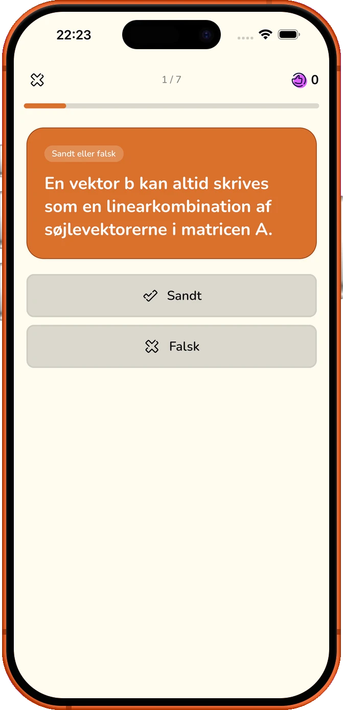 A+ før
Eksamens dag