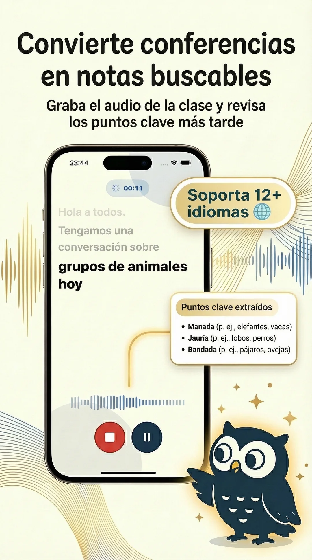 Grabación de audio