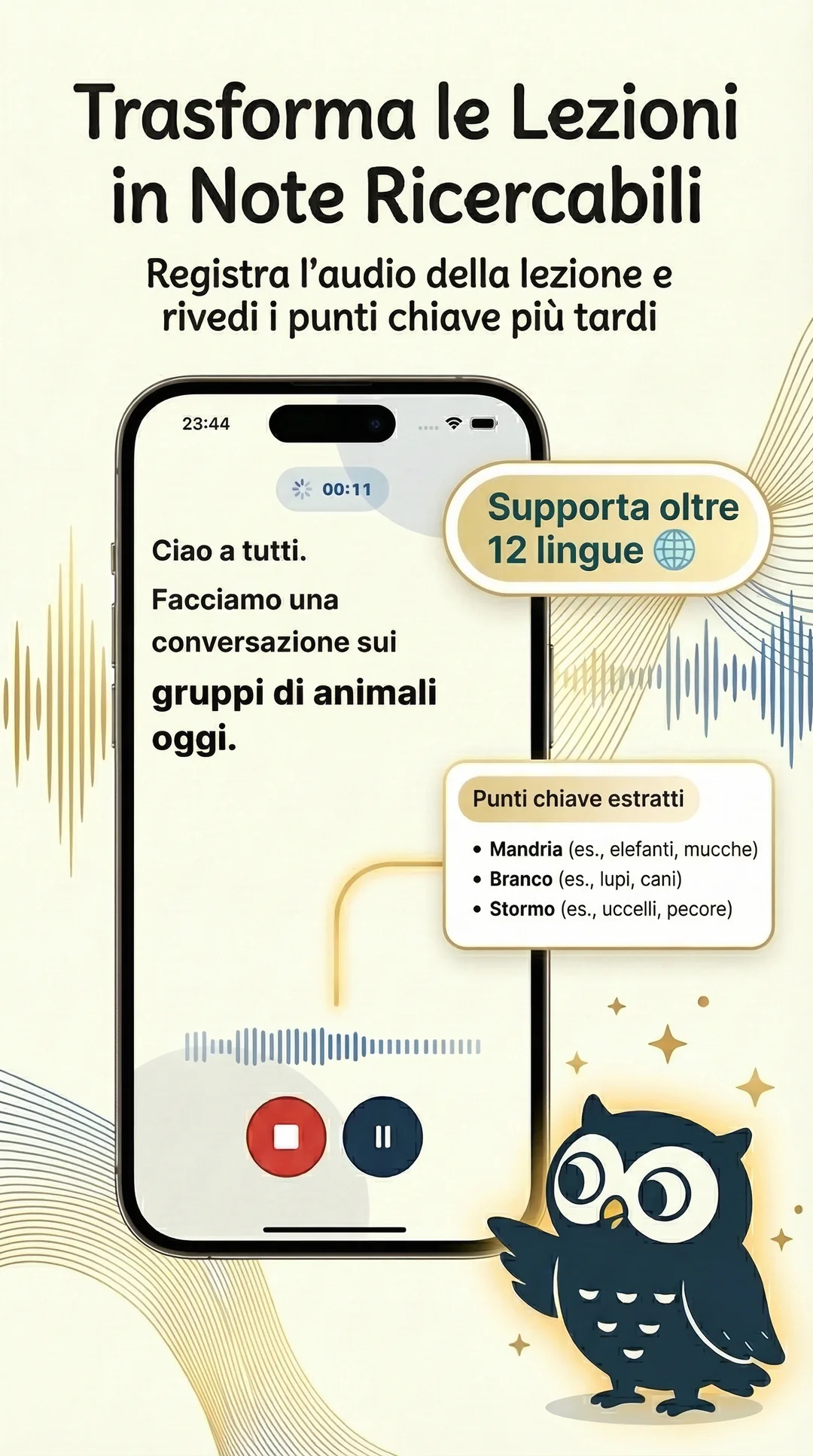 Registrazione audio
