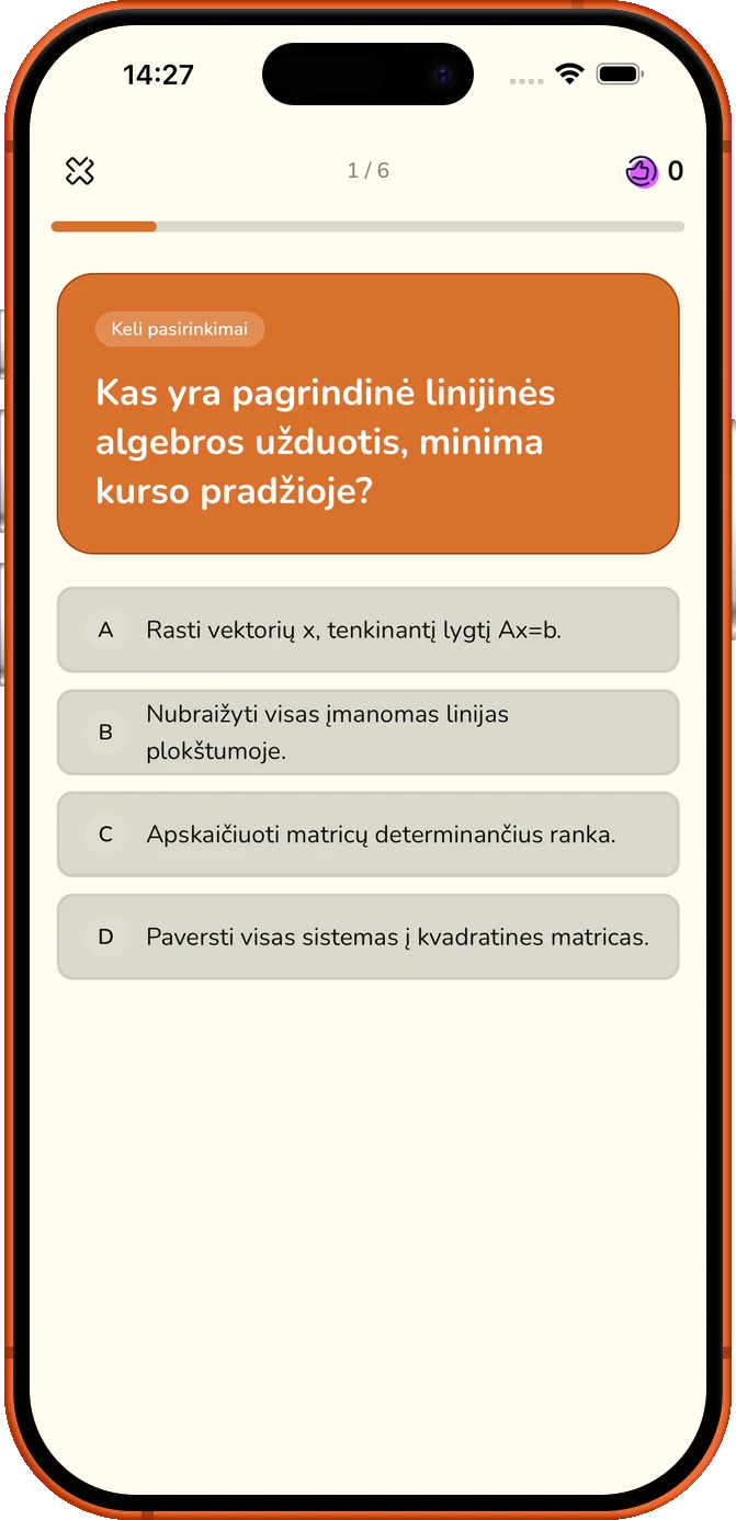 A+ Prieš
Egzamino diena