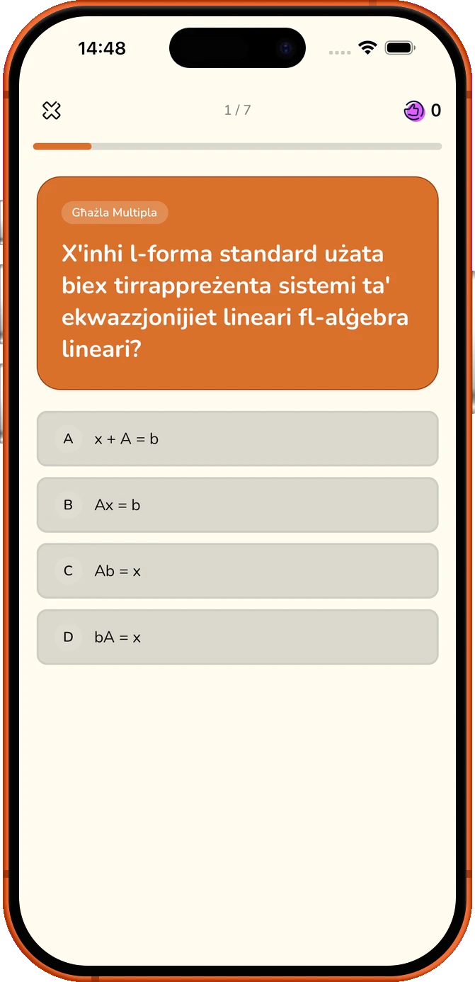 A+ Qabel
Jum l-Eżami