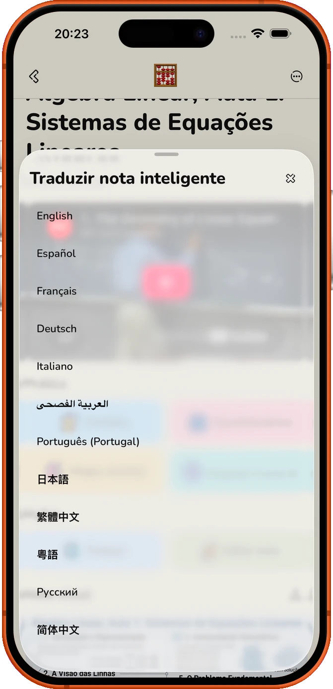 Aprenda sem
limites de idioma.